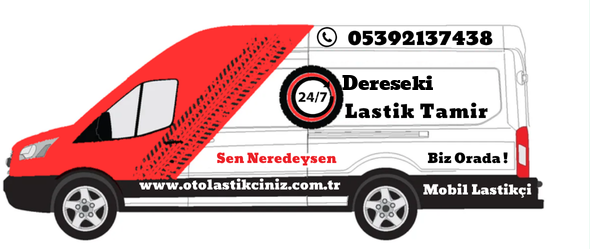 Dereseki lastikçi olarak mobil ve seyyar acil lastikçi hizmetleri veriyoruz 7/24 nöbetçi açık lastik tamiri için bizi arayınız.